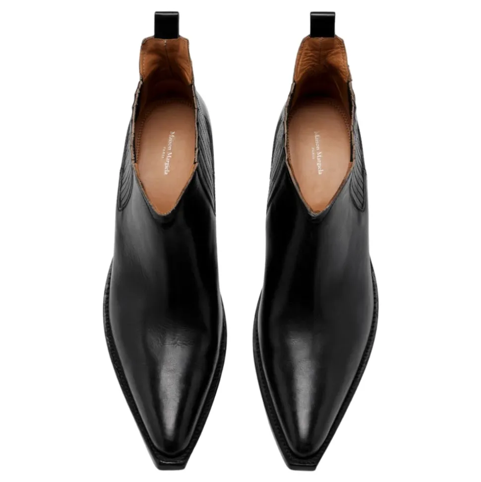 Heel-less Western Chelsea Boots