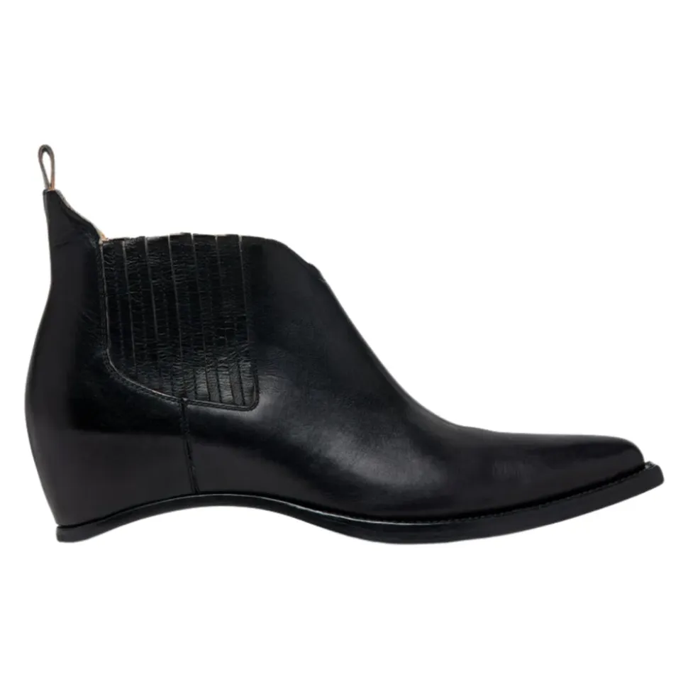 Heel-less Western Chelsea Boots