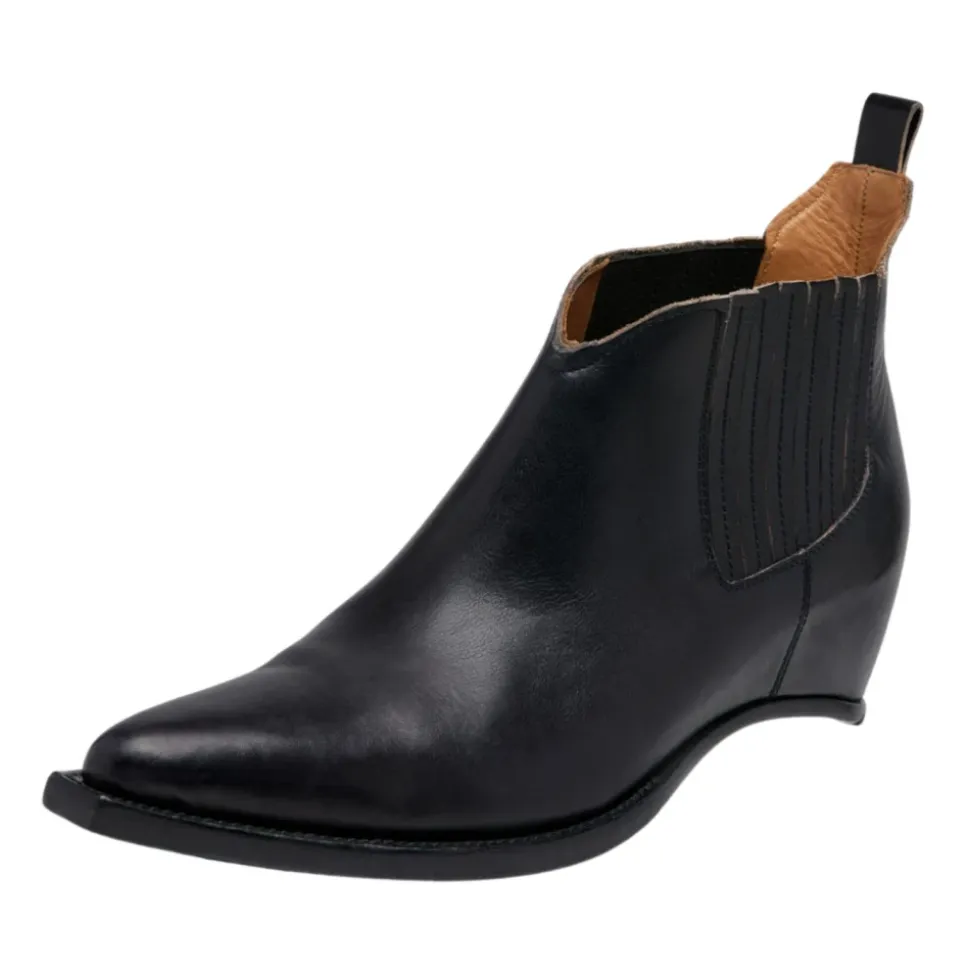 Heel-less Western Chelsea Boots