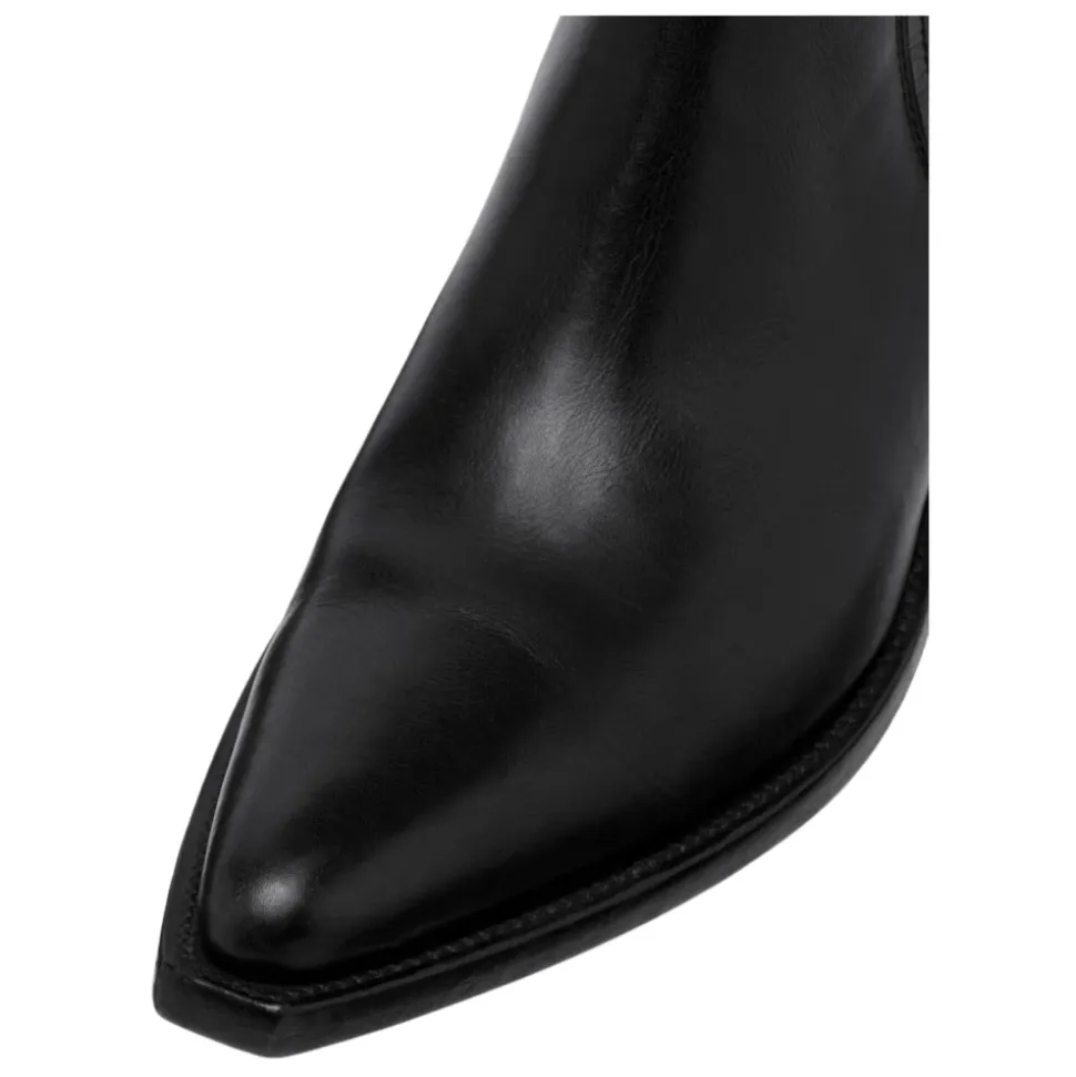 Heel-less Western Chelsea Boots