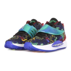 High-top Basketball Shoe Sapphire/Melon Blue