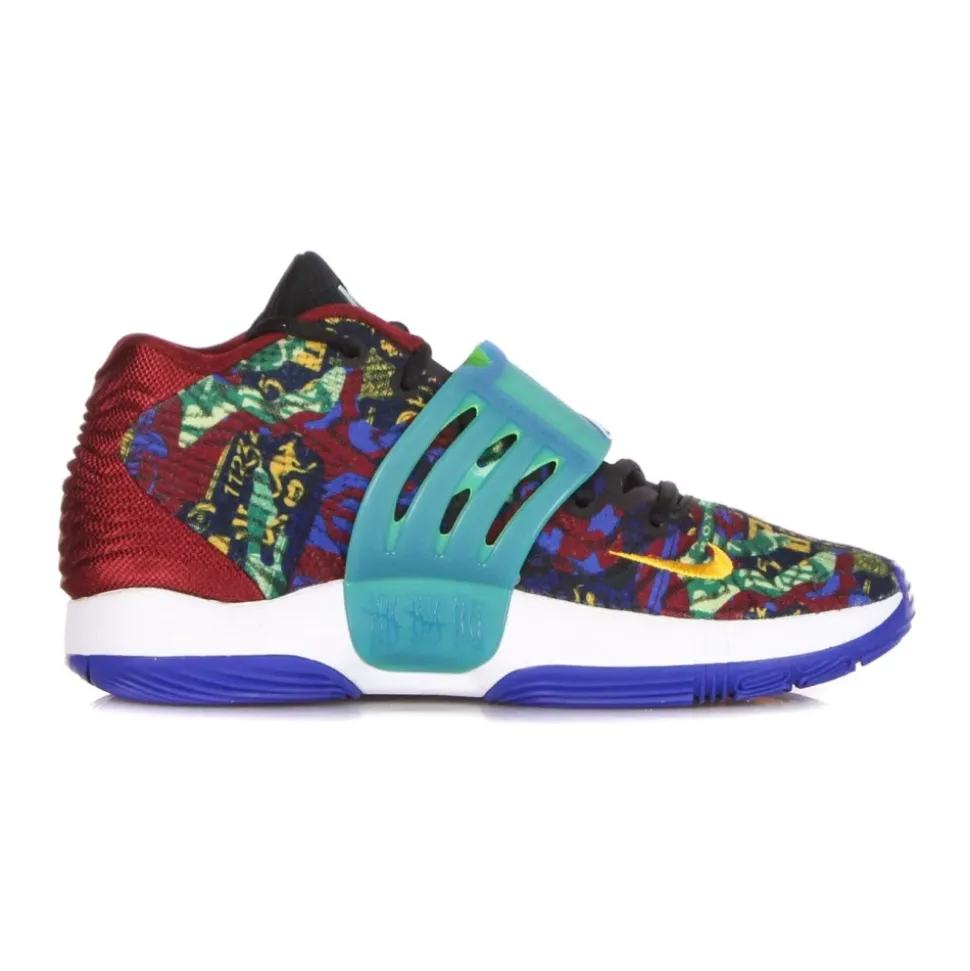 High-top Basketball Shoe Sapphire/Melon Blue