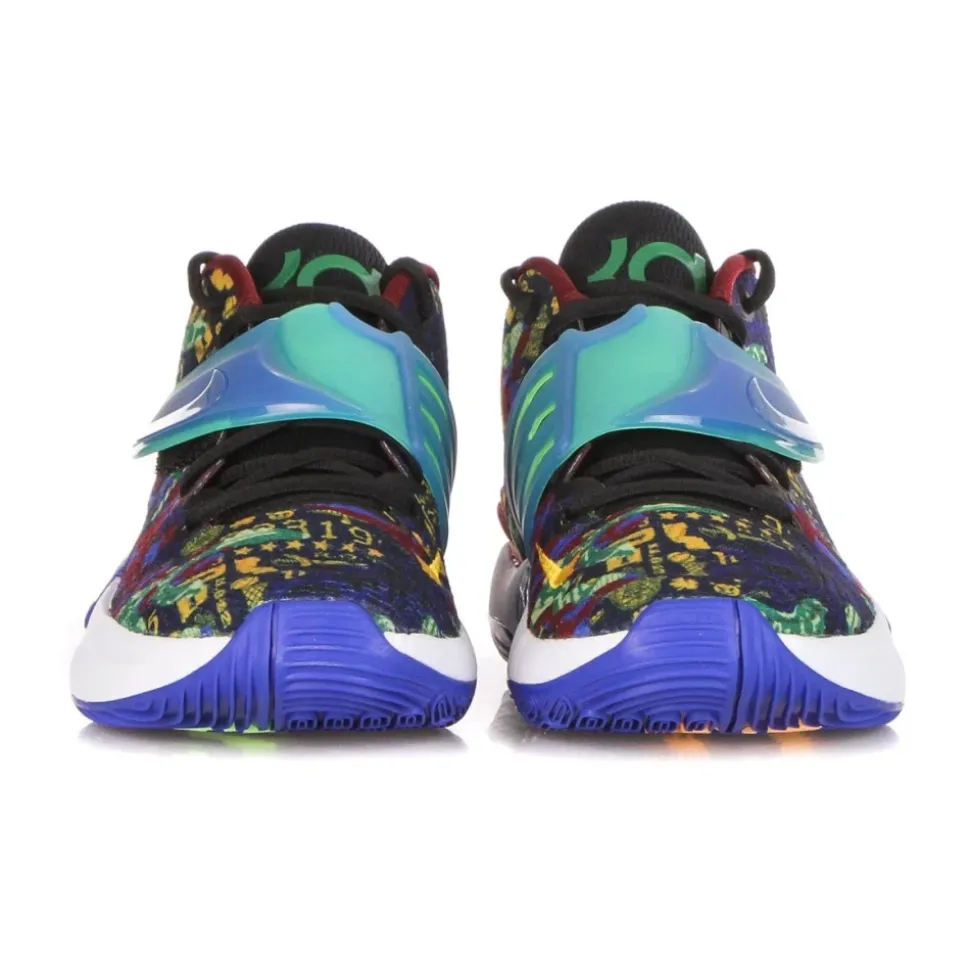 High-top Basketball Shoe Sapphire/Melon Blue