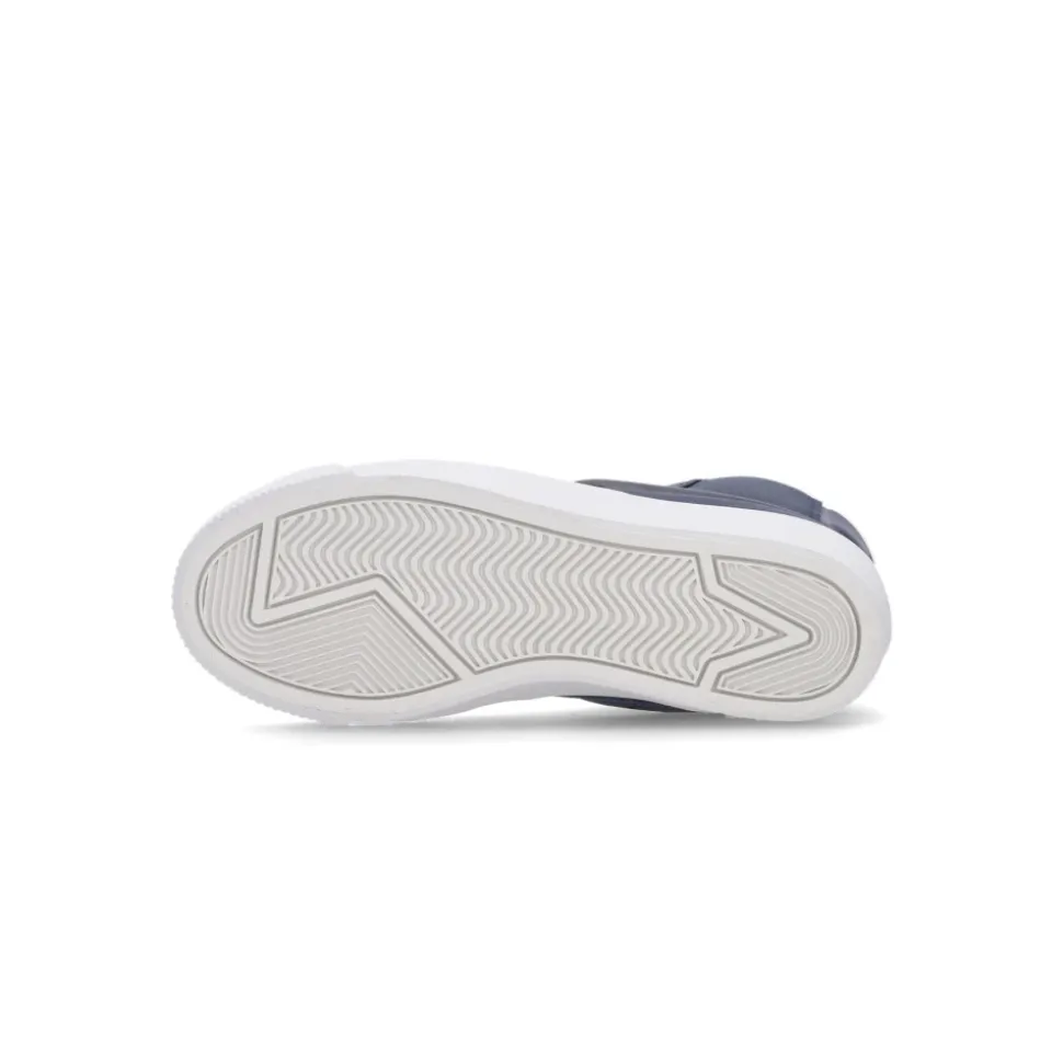 High-top Sneaker with Hidden Lacing