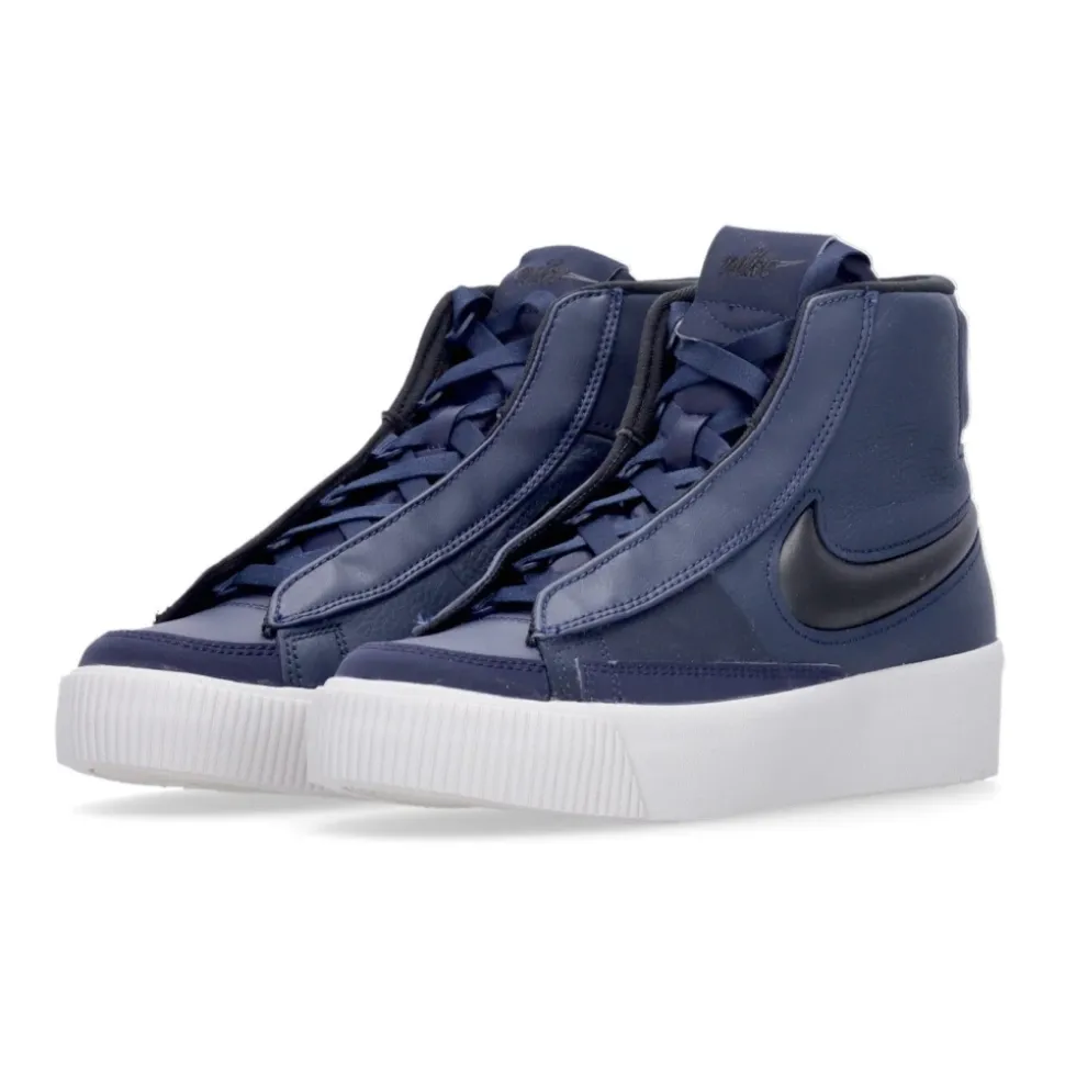 High-top Sneaker with Hidden Lacing