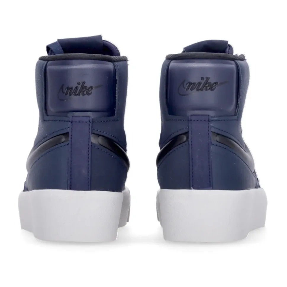 High-top Sneaker with Hidden Lacing