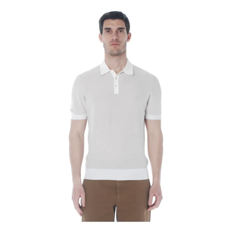 Honeycomb-Knit Cotton Polo