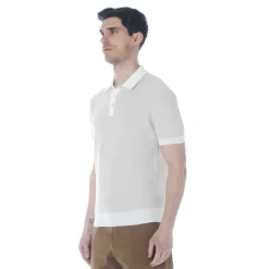 Honeycomb-Knit Cotton Polo