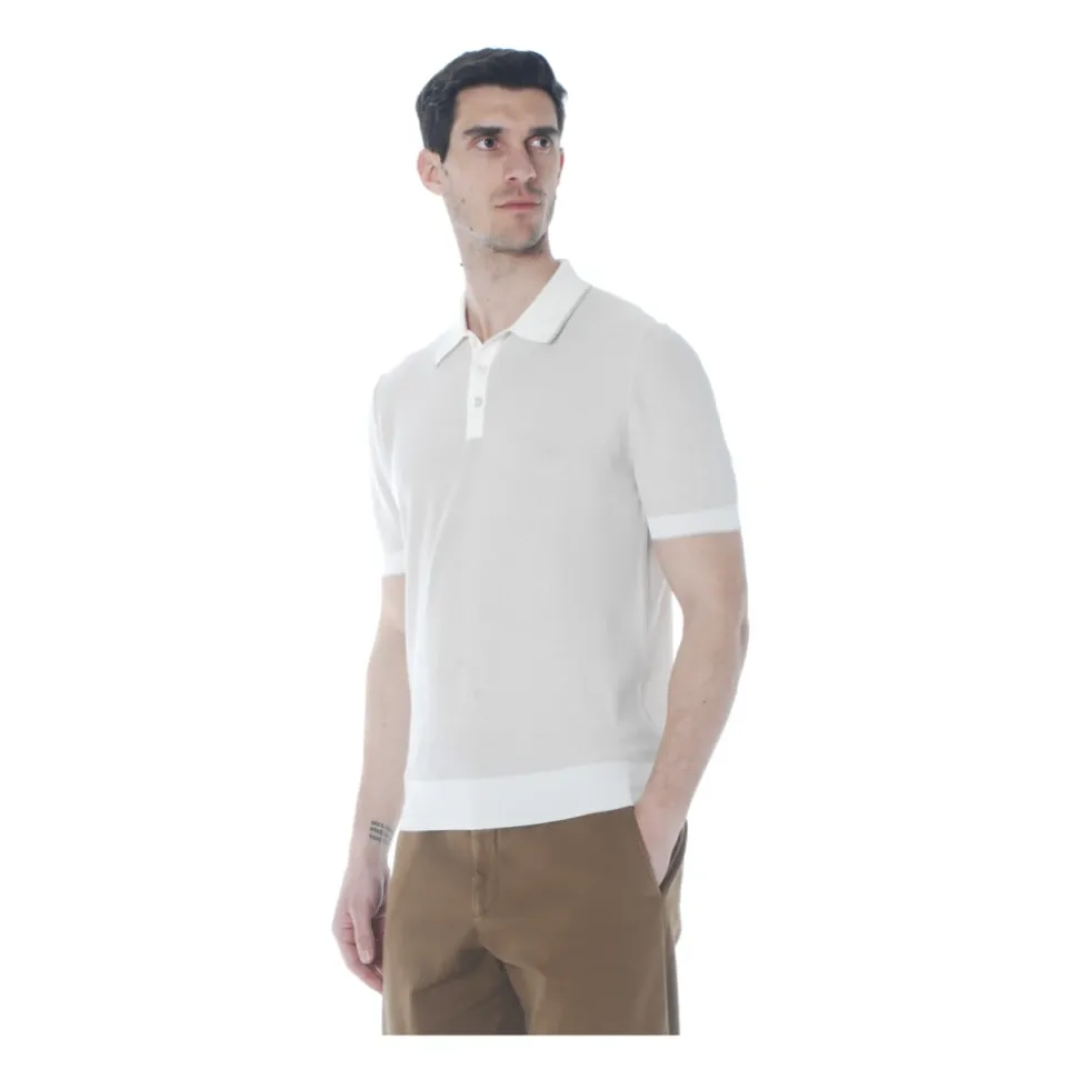 Honeycomb-Knit Cotton Polo