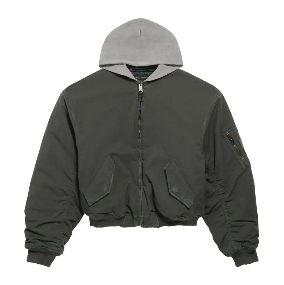 Hooded Bomber Jacket