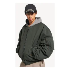 Hooded Bomber Jacket