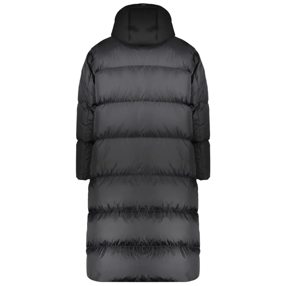 Hooded Down Jacket with Adjustable Hood