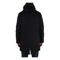 Hooded Parka Jacket with Down Padding