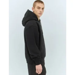 Hooded Sweatshirt with Logo Applique