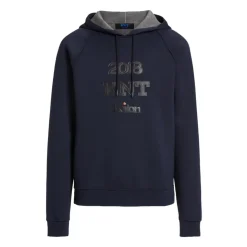 Hooded Sweatshirt with Logo Detail