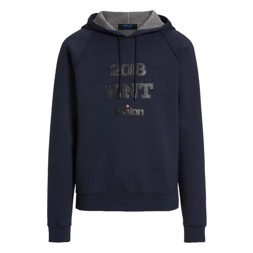 Hooded Sweatshirt with Logo Detail