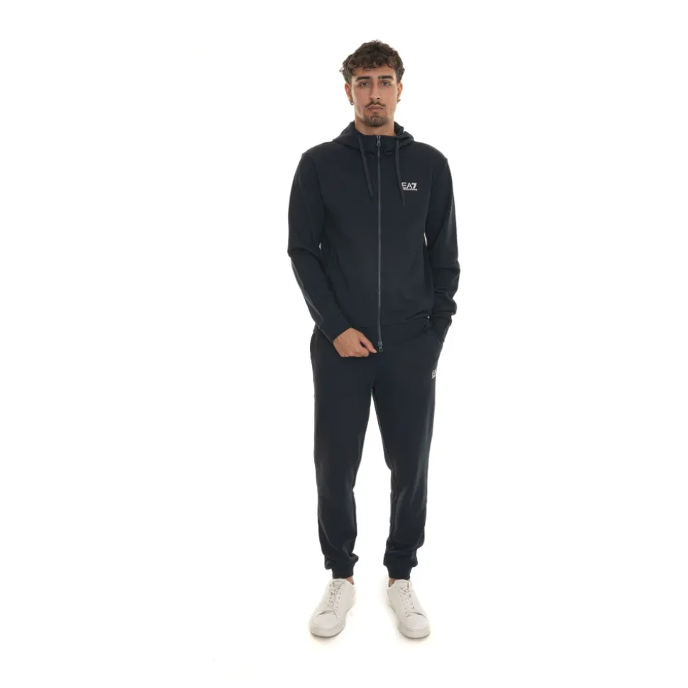 Hooded Zipper Tracksuit with Pockets