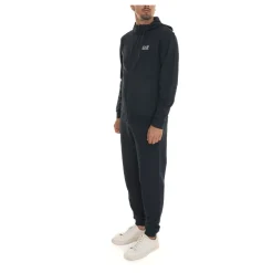 Hooded Zipper Tracksuit with Pockets