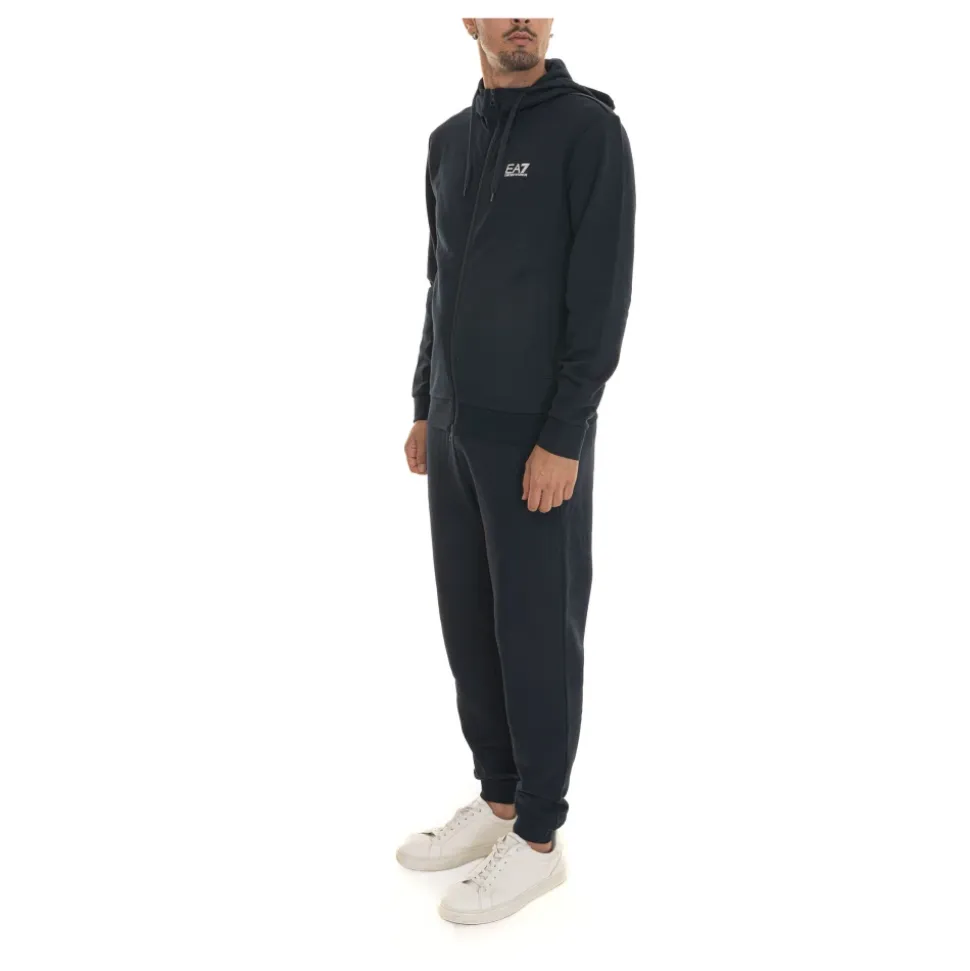 Hooded Zipper Tracksuit with Pockets