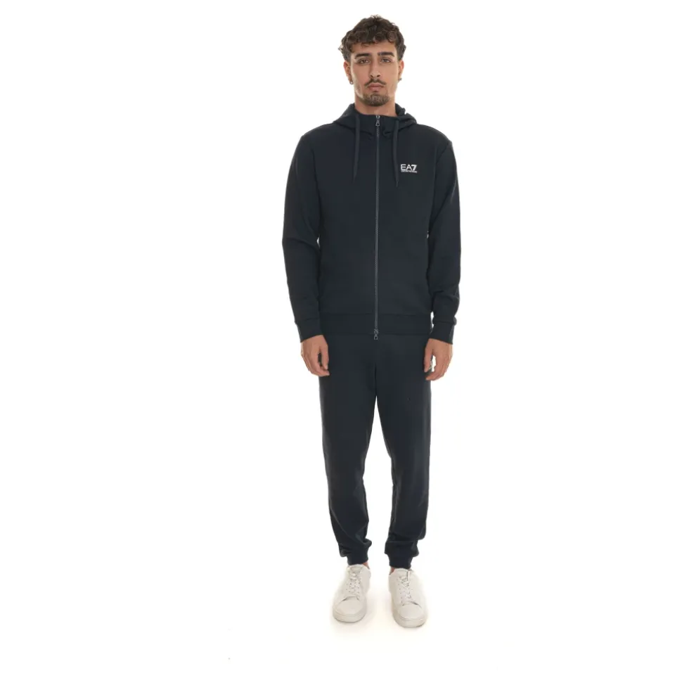 Hooded Zipper Tracksuit with Pockets