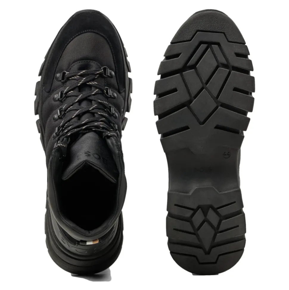Hybrid Leather and Suede Trendy Boots