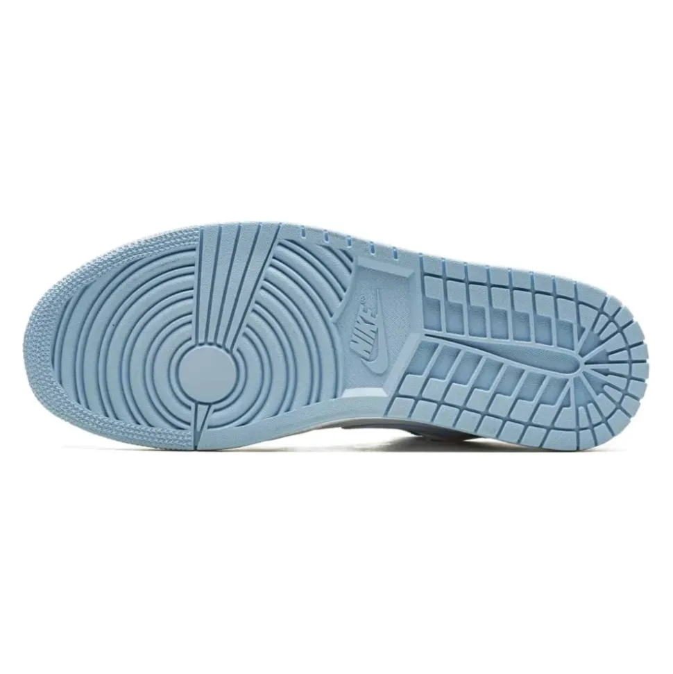 Ice Blue Low Top Basketball Sneaker