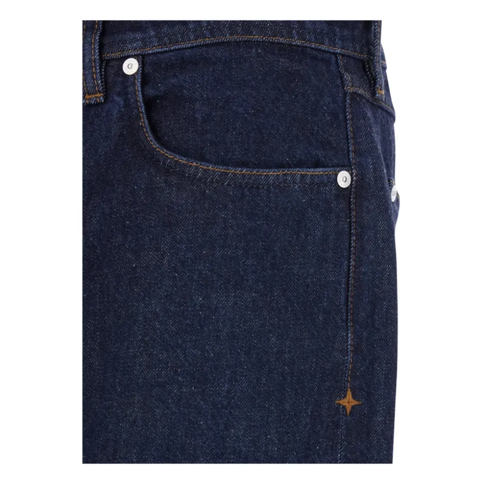 Indigo Denim Rinsed Jeans