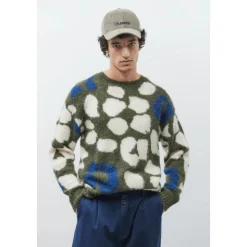 Intarsia Motif Sweater