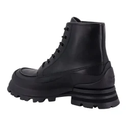 Italian Leather Lace-up Boots