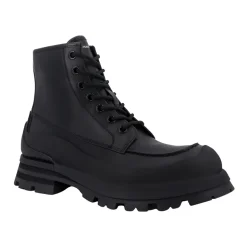 Italian Leather Lace-up Boots