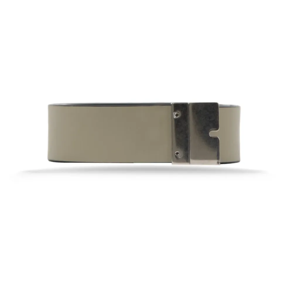 Italian Leather Reversible Belt with Buckle