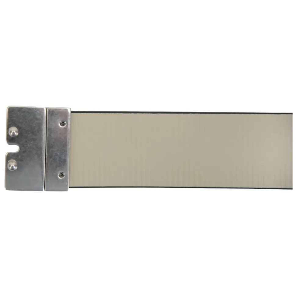 Italian Leather Reversible Belt with Buckle