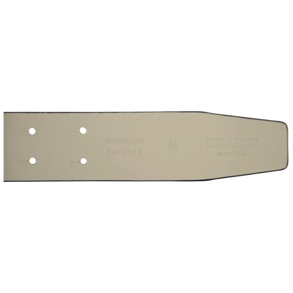 Italian Leather Reversible Belt with Buckle