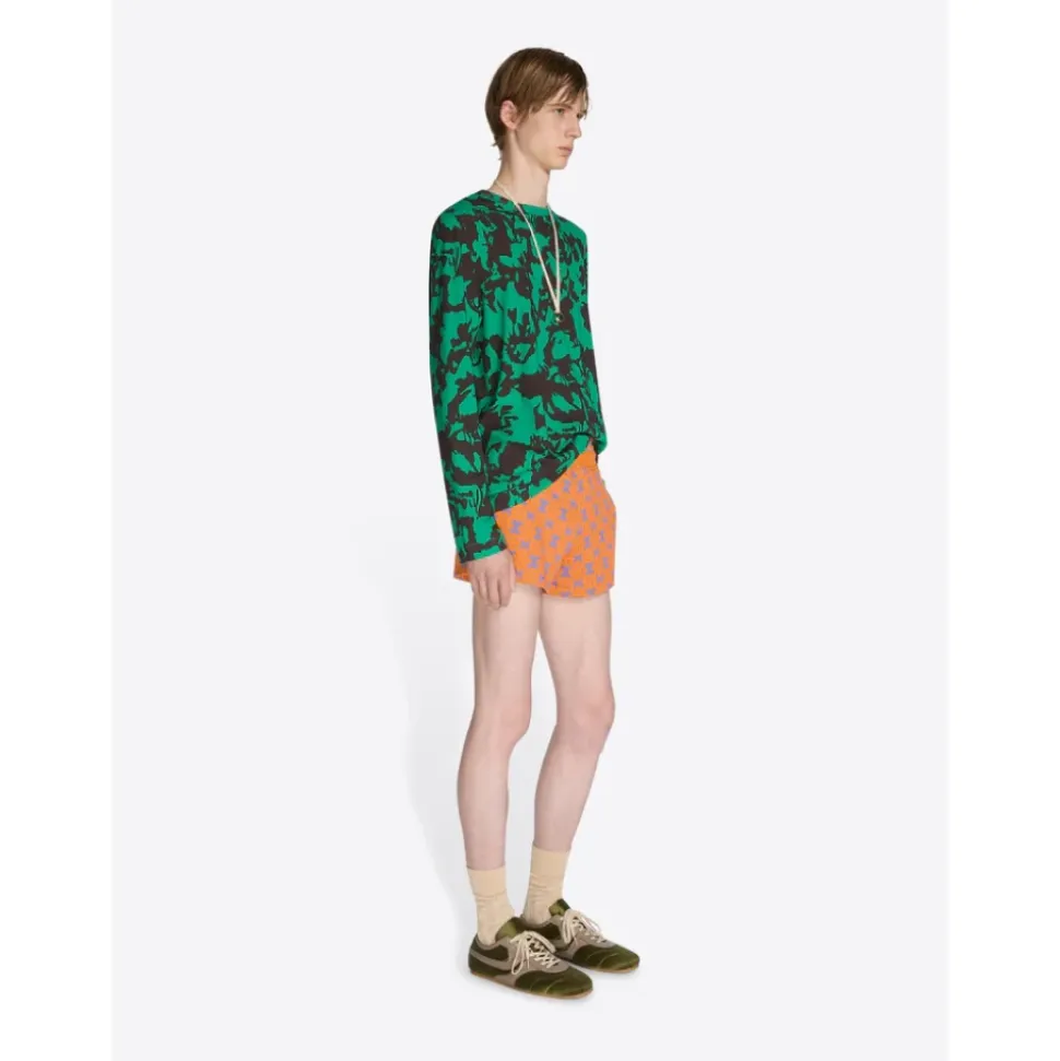 Jacquard Ribbed Shorts