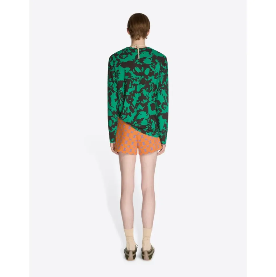 Jacquard Ribbed Shorts
