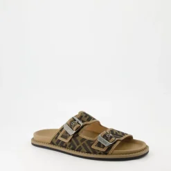 Jacquard Slip-On Sandals
