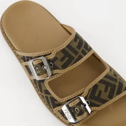 Jacquard Slip-On Sandals