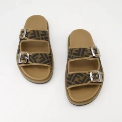 Jacquard Slip-On Sandals