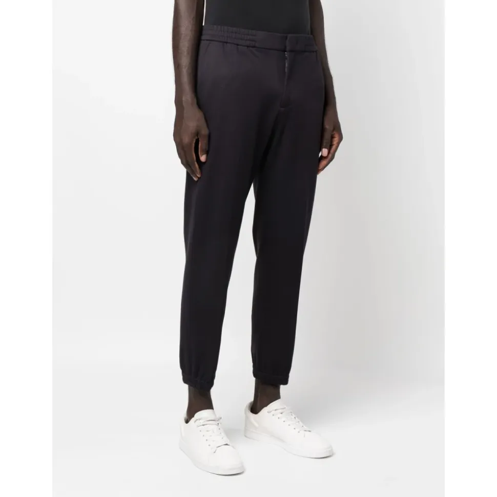 Jersey Twill Elasticated Waist Trousers