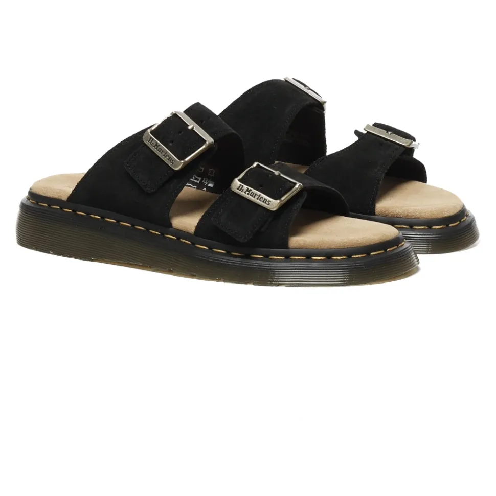 Josef Suede Slide Sandals