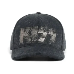Kiss Baseball Cap in Black