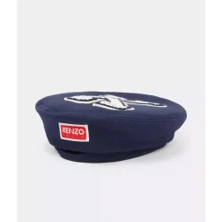 K Logo Embroidered Wool Beret