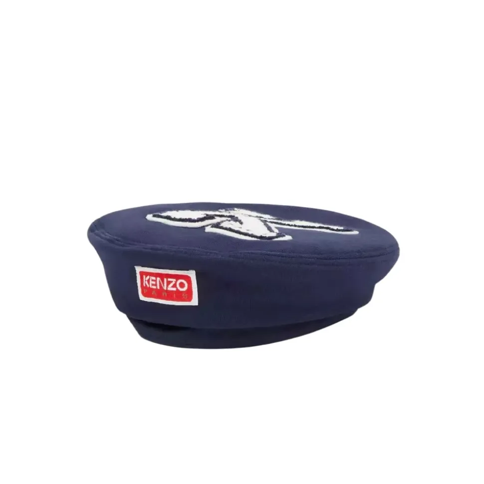 K Logo Embroidered Wool Beret