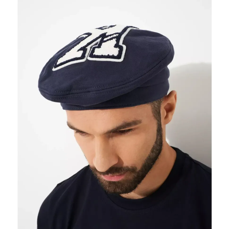 K Logo Embroidered Wool Beret