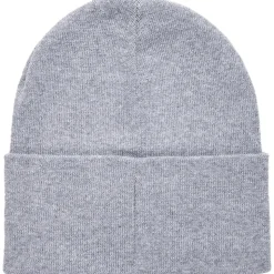 Knit Beanie Cap in Grey