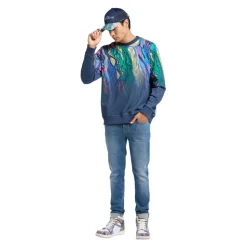 Knit Pixel Sweatshirt