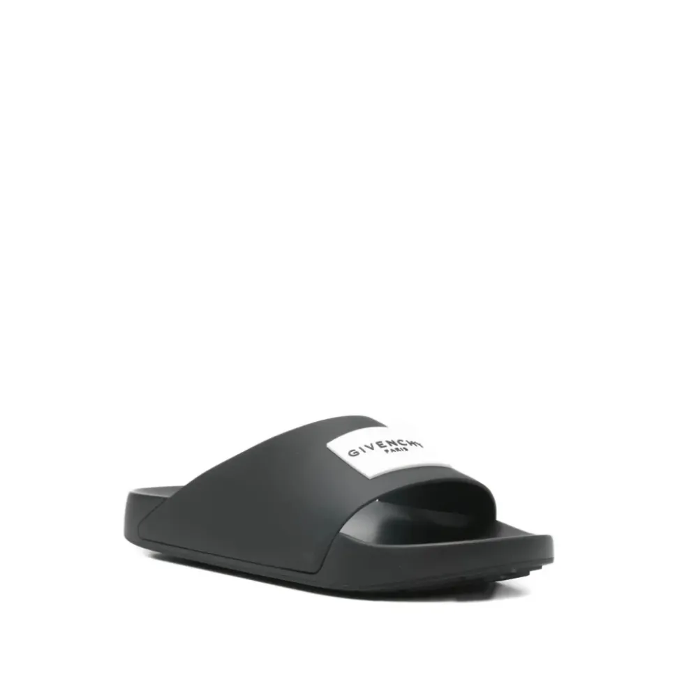 Label Slide Flat Mules