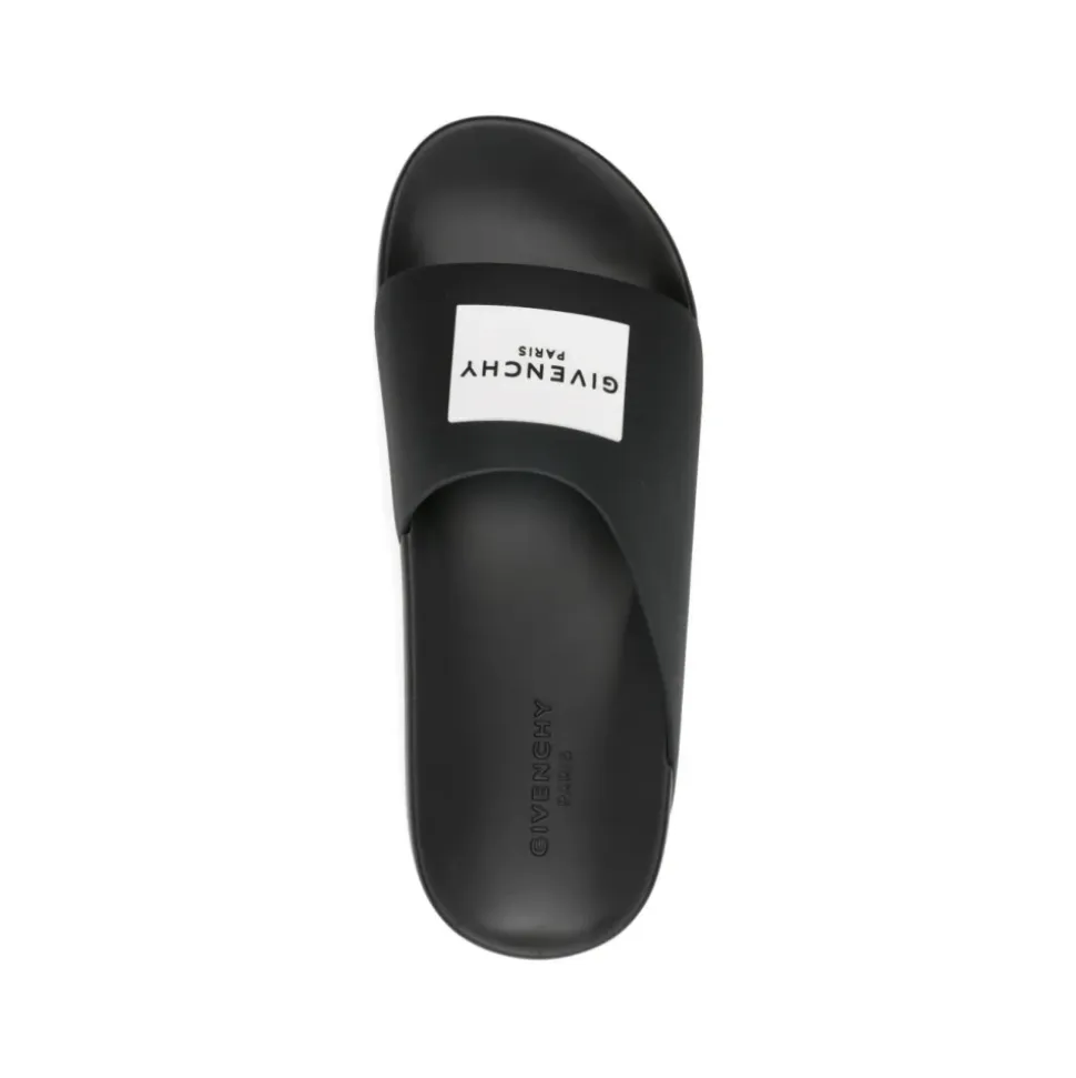 Label Slide Flat Mules