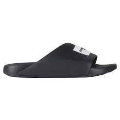 LABEL SLIDE FLAT SANDAL