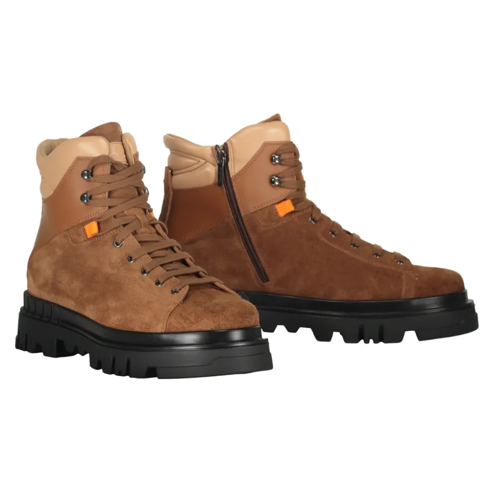 Laced Leather Boots